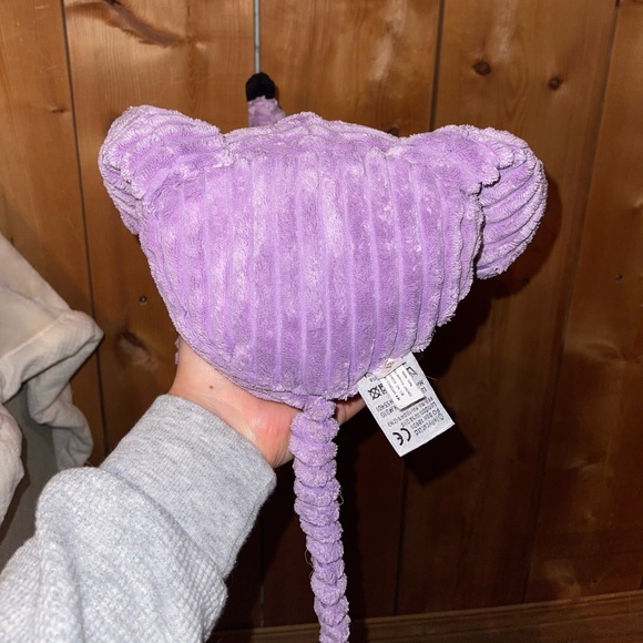Jellycat London Mouse Rat Cordy Roy Corduroy Purple Plush Rare 16" Retired - Picture 7 of 8